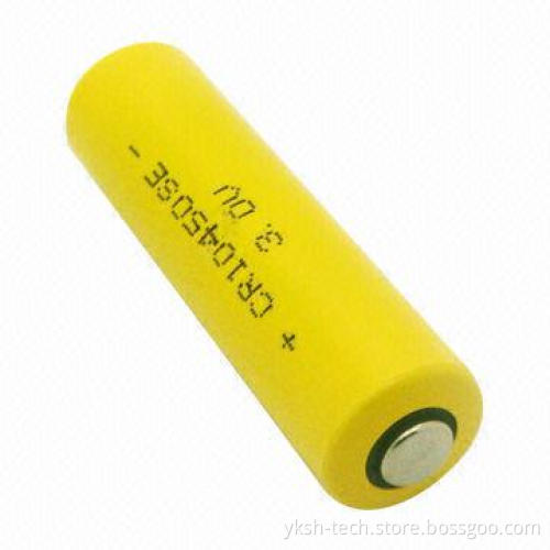 Li-MnO2 Cylindrical Battery, CR1/2AA Size Energy Type 3.0V 850mAh Used in Gas Meter and Alarm